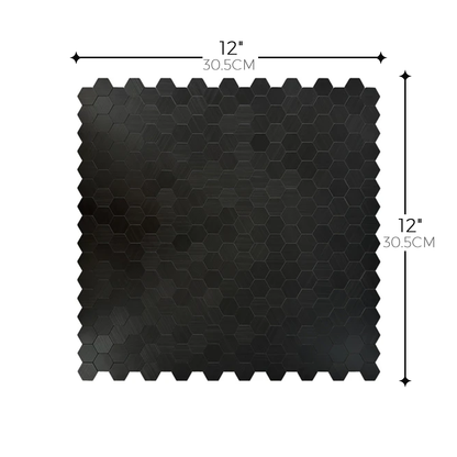 Metal Hex Masic – Modern Black