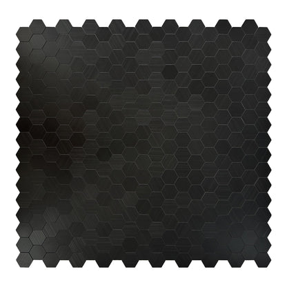 Modern Black Hexagon Peel & Stick Backsplash – Easy DIY Upgrade
