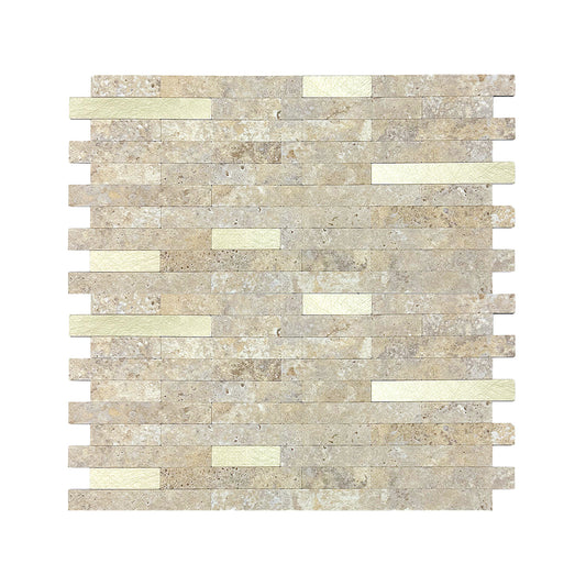 Gold Rock-Texture Mosaic Wall Panel