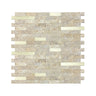 Long Metal Mosaic Tile – Gold Rock-Texture